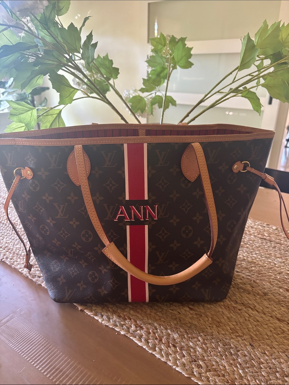 Louis Vuitton Brown Neverfull MM Tote - Picture 5 of 17